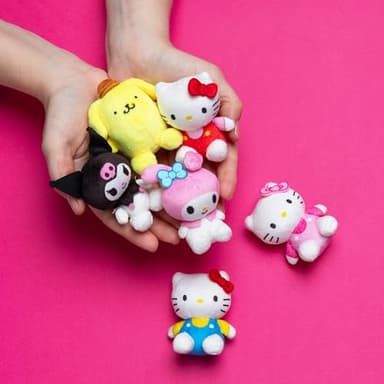 Micro Teenies Hello Kitty and Friends 6 Pack - Miniature Plush Figure, Suffed Animal, Toy Mini Soft Figure for Kids, Girls and Boys Ages 4+ - Image 4