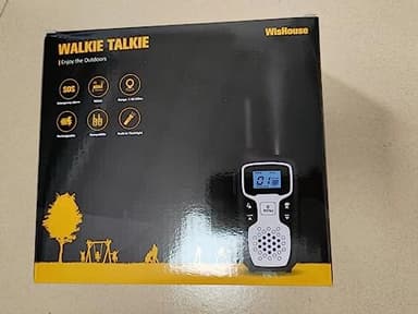 Wishouse Walkie Talkies for Adults Long Range-Rechargeable 4 Pack 2 Way Radios, Hiking Accessories Camping Gear Xmas Birthday Gift for Kids Family with Lamp,SOS Siren,NOAA Weather Alert,Easy to Use - Image 10