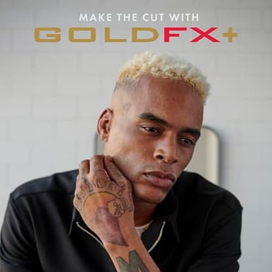 BaBylissPRO GOLDFX+ Professional Barber Cord/Cordless Hair Clippers for Men, All Metal, Lithium Battery with 3-Hour Runtime, Gold - Image 8