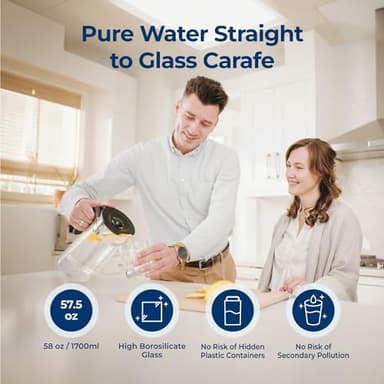 Bluevua RO100ROPOT-UV Reverse Osmosis System Countertop Water Filter - 6 Stage Purification with UV and Remineralization, Counter RO Filtration, Portable Water Purifier - Image 5