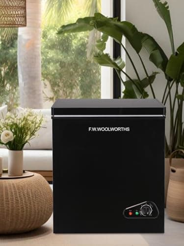 F.W.WOOLWORTHS 7.0 Cu.Ft Chest Freezer 7 Gears Temperature Control, Deep Freezer with Removable Basket, Compact Freezer for Kitchen, Home, Office, Garage, Basement-Black - Image 8