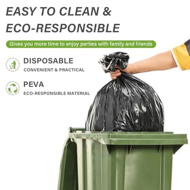 Mulbozy 12 Pcs Light Blue Plastic Tablecloth for Rectangle Table, 54 × 108 inches Disposable Light Blue Party Table Covers for Birthday, Anniversary, Wedding, Fine Dining, Graduation Party Decoration - Image 6