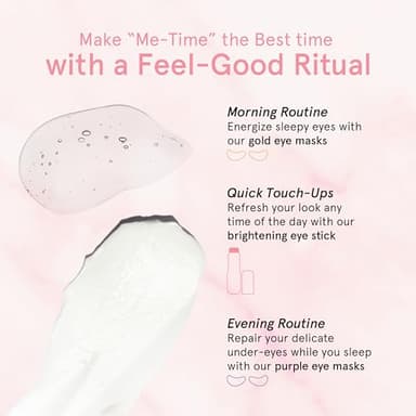 grace & stella Under Eye Brightener Balm Stick - Travel Essentials - Caffeine Eye Cream for Dark Circles, Puffiness, Wrinkles - Vegan Moisturizer Stick with Niacinamide, Hyaluronic Acid (0.13oz/3.5g) - Image 8