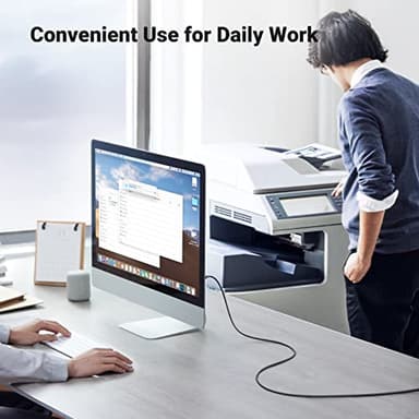 UGREEN USB A to USB B Printer Cable 5ft - High-Speed for HP, Canon, Brother, Samsung, Dell, Epson, Lexmark, Xerox, and More - Image 9