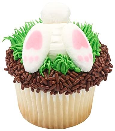 Lucks Dec-Ons Molded Sugar Cake Top, Bunny Tails and Toes Set, 3/4-1 1/2 Inch, 40 Count - Image 2