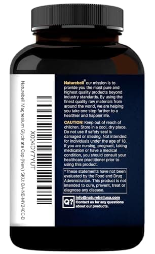 Magnesium Glycinate Capsules 500mg | 240 Count | Supplement for Sleep, Heart & Muscle Support | 100% Chelated & Purified, 3rd Party Tested, Non-GMO & Gluten Free - Image 9