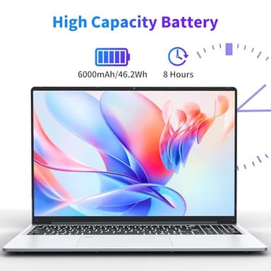 NIAKUN Laptop Computer, Gaming Laptops 2025, 16 Inch Lap Top PC Win 11 Pro, 16GB RAM 1TB SSD, N100 Processor(up to 3.4GHz), Backlit Keyboard, for Business and Students - Image 7