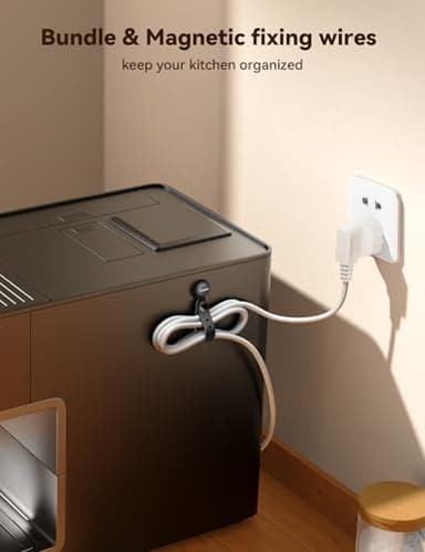 2025 Upgraded Magnetic Cable Ties with Magnets for Bundling & Cable Management– JOYROOM Reusable Silicone Cord Ties Multi-Purpose Cord Organizer Clips for Home, Office & Travel (12-Pack,Black) - Image 6