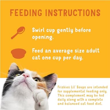 Purina Friskies Grain Free Wet Cat Food Lickable Cat Treats Variety Pack, Lil' Soups With Salmon, Tuna or Shrimp - (Pack of 30) 1.2 oz. Cups - Image 9