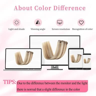 Clip in Hair Extensions Real Human Hair, Seamless Clip ins Real Human Hair for Women, Remy Human Hair Clip in Extensions, Double Weft 8pcs 16 inch Light Blonde Highlighted Golden Blonde - Image 7