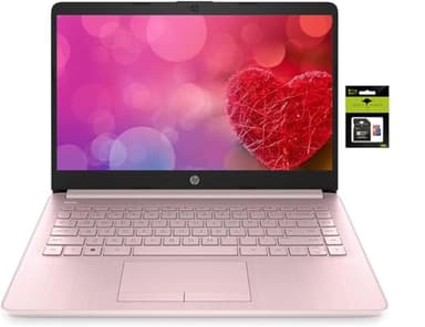 HP 14 Computer-Laptop, Quad-Core Intel Celeron Processor Premium Portable 16GB RAM 256GB Storage(64GB eMMC+ 256GB Ghost Manta SD Card) Student-Laptop with 1 Year Office 365 HDMI Win11 - Image 1