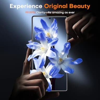 TOCOL for Samsung Galaxy S25 Ultra Screen Protector [9H Hardness] [Military Grade Shatterproof] HD Tempered Glass 2 Pack - Image 5