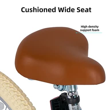 JOYSTAR 20 inch Kids Bike for 7-10 Years Girls, Girls Bike with Basket & Kickstand, Kids' Bicycle Yellow - Image 4