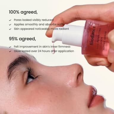 BIODANCE Pore Perfecting Collagen Peptide Serum, Skin Firming & Radiance Boost, Plumping, Pore Care, Makeup Prep Serum for All Skin Types, Korean Skincare, Stocking Stuffers | 1.01 fl.oz x 1 ea - Image 7