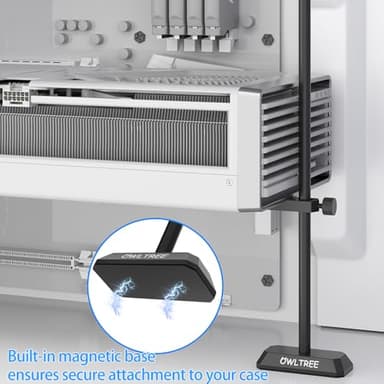 GPU Support Bracket, GPU Sag Graphics Card Anti Sag Bracket Aluminum Magnet GPU Support Stand 0.6-7.5inch - Image 5