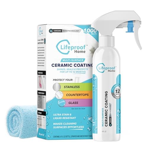 Lifeproof Ceramic Coating Spray Kit - Shine, Seal & Protect Kitchen & Bath Surfaces, Repels Stains & Grime - Image 1