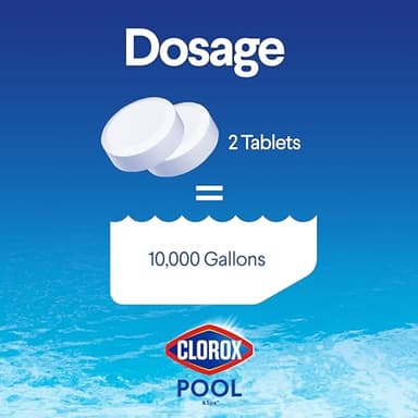 Clorox® Pool&Spa™ XtraBlue 3” Swimming Pool Chlorinating Tablets, Kills Bacteria & Stops Algae (25 LB) - Image 5
