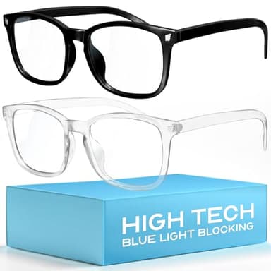 livho High Tech Blue Light Glasses - Advanced up to 99% Blue Light Blocking Computer Glasses - Screen Fatigue & UV Protection - Image 1