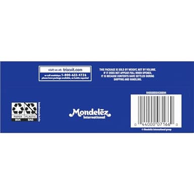 Triscuit Roasted Garlic Whole Grain Wheat Crackers, Lunch Snacks, Bulk Snack Crackers, Family Size, 6 - 12.5 oz Boxes - Image 20