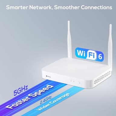 Kittyhok Solar Security Cameras Wireless Outdoor, 360° Pan & Tilt Home Security Camera, No Subscription, 2K Clarity, Color Night Vision, WiFi6 NVR with 64GB microSD Card, Local Storage, 5G & 2.4G WiFi - Image 6