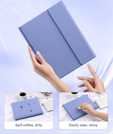 Harvopu Compatible for iPad 11th 10th Generation Case with Keyboard, Folio Cover with Pencil Holder, Multi-Touch Trackpad, 7 Color Backlit, Detachable Keyboard for iPad (A16) 11th/10th Gen (Blue) - Image 5