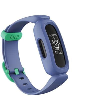 Google Fitbit Ace 3 Activity Tracker for Kids 6+, One Size, Blue Green (Renewed) - Image 2