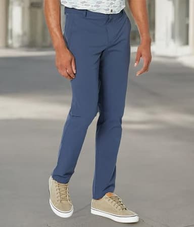 vineyard vines Men's On-The-Go Pant, Blue Blazer, 36W x 30L - Image 13