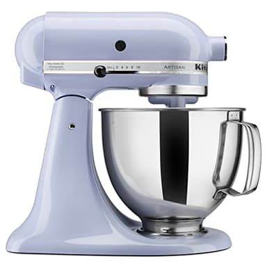 KitchenAid Artisan Series 5 Quart Tilt Head Stand Mixer with Pouring Shield KSM150PS, Lavender Cream - Image 1