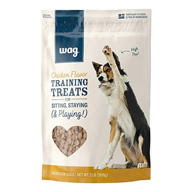 Amazon Brand – Wag Chicken Flavor Training Treats for Dogs, 2 lb. Bag (32 oz) - Image 1