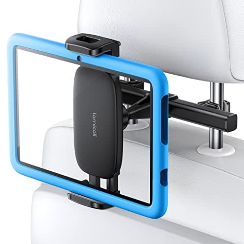 Lamicall Car Tablet Mount, Headrest Tablet Holder - Car Back Seat Travel Stand for Kids, Compatible with iPad Pro Air Mini, Galaxy Tab, Fire HD, 4.7-13" Cell Phone, Tablets and Devices - Image 1
