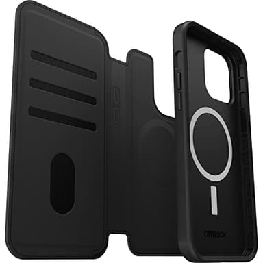 OtterBox Detachable Folio Wallet (Case Sold Separately) for MagSafe - iPhone 15 Pro Max and iPhone 14 Pro Max - Shadow (Black) - Image 6