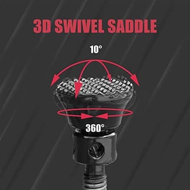 Big RED 5 Ton (10,000 LBs) Torin Professional Car Support Screw Jack for House Construction Bridge Stabilization, Red, ASJ05R - Image 4