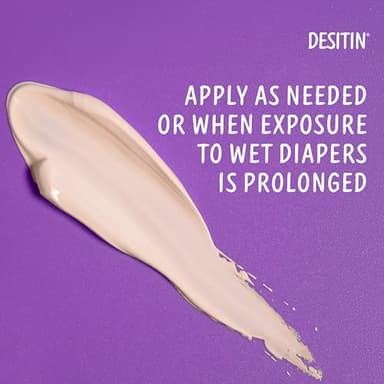 Desitin Maximum Strength Baby Diaper Rash Cream, 40% Zinc Oxide, Hypoallergenic No Added Parabens & Dyes, Protects & Relieves Baby’s Skin for Up to 12 Hours, Prevents Diaper Rash, 4.8 oz Tube - Image 3