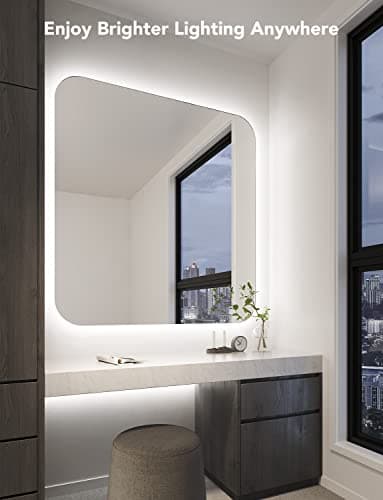 Govee 32.8ft White LED Strip Lights, 6500K Dimmable LED Light Strip with Control Box, Bright 600 LEDs, Daylight White Lights for Mirror, Under Cabinet, Living Room, Study, Wardrobe, 2 Rolls of 16.4ft - Image 6