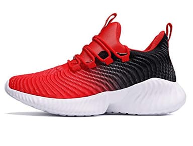 JMFCHI Boys Girls Kids' Sneakers Knitted Mesh Sports Shoes Breathable Lightweight Running Shoes for Kids Fashion Athletic Casual Shoes - Image 1