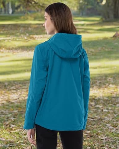 Outdoor Ventures Packable Rain Jacket Women Lightweight Waterproof Raincoat with Hood Cycling Bike Jacket Windbreaker - Image 7