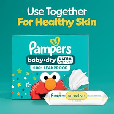 Pampers Diapers - Baby Dry - Size 1, 44 Count, Absorbent Disposable Infant Diaper (Packaging May Vary) - Image 10