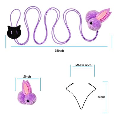 ZPH Cat Toys Interactive for Indoor Cats,2PCS Retractable Cat Wand,9PCS Teaser Toys&1PCS Hanging Door Lure Kitten Toy,Interactive Feather Toy for Teaser Play and Chase Exercise with Kitten - Image 4