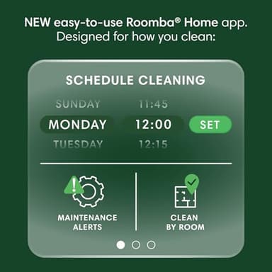 iRobot Roomba 105 Vac Robot Vacuum with AutoEmpty Dock - Self-Empties for 75 Days, Easy to use, Intense Power-Lifting Suction, LiDAR Navigation, Multi-Surface Cleaning, Cleans in Neat Rows - Image 9
