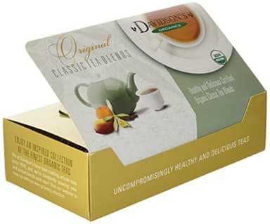 Davidson's Organics, Assorted Decaf & Herbal Tea Blends, 100-count Individually Wrapped Tea Bags - Image 4