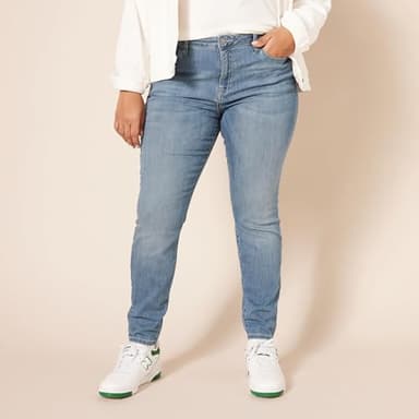 Amazon Essentials Women's High-Rise Skinny Jeans - Discontinued Colors, Light Wash, 20 Short - Image 6