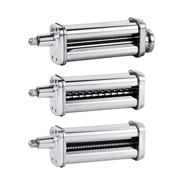 Pasta Maker Attachments Set for all KitchenAid Stand Mixer, including Pasta Sheet Roller, Spaghetti Cutter, Fettuccine Cutter by Nevku - Image 1