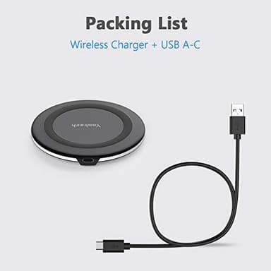 Yootech Wireless Charger,10W Max Wireless Charging Pad Compatible with iPhone 17/17 Pro/17 Pro Max/Air/16/15/14/13/SE 2022/12/11,Samsung Galaxy S25/S24/S23,for AirPods Pro 3(No AC Adapter) - Image 6