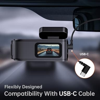 Dash Cam Front and Rear: 2.5K+1080P Dual Dash Camera for Cars, Ecomoment Car Camer with 1.47" IPS Screen, Built-in Wi-Fi, 170° Wide Angle, Night Vision, G-Sensor, 24H Parking Mode, Included 32GB Card - Image 8
