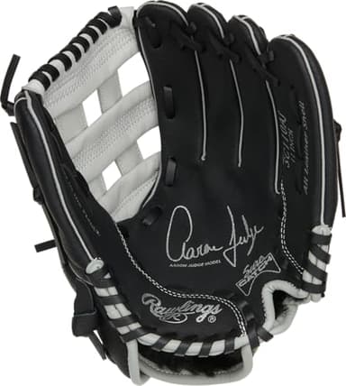 Rawlings | Sure Catch Series Youth Baseball Glove | A. Judge | 11' | RHT | Black - Image 3