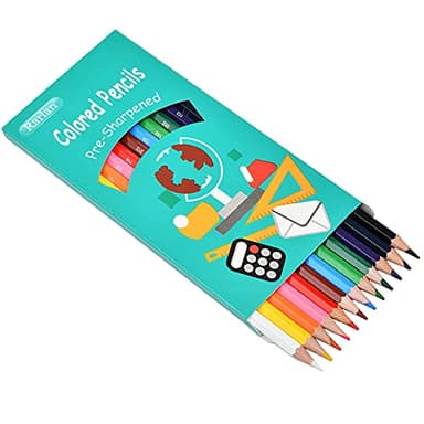 Rarlan Colored Pencils Bulk, Pre-sharpened Colored Pencils for Kids, 12 Assorted Colors, Pack of 36, Coloring Pencils 432 Count - Image 4