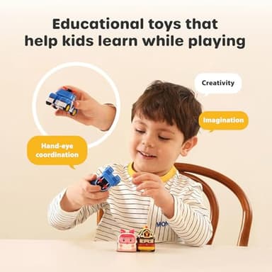 Robocar Poli TRACKY Die-Cast Car Toys Figures Collection – Toddlers STEM Preschool Learning, Birthday & Party Gift for Boys & Girls Ages 1+ - Image 3