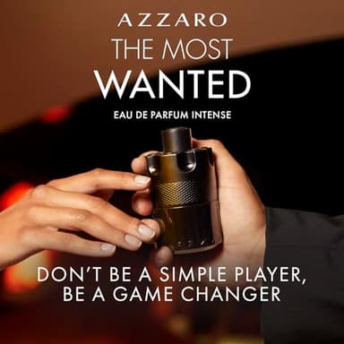 Azzaro The Most Wanted Eau de Parfum Intense - Woody & Seductive Mens Cologne - Fougère, Ambery & Spicy Fragrance for Date Night - Lasting Wear - Luxury Perfumes for Men - Full Size, 3.3 Fl. Oz - Image 5