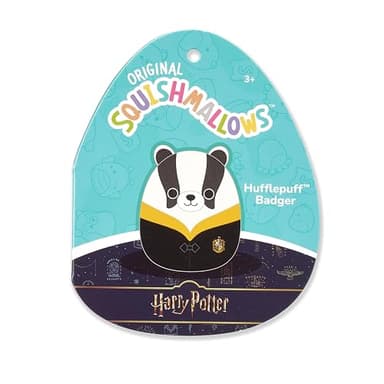 Squishmallows Original “Harry Potter” 10in Hufflepuff Badger in Hogwarts Robe Plush - Ultrasoft Official Jazwares Plush (Medium-Sized) - Image 7