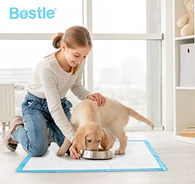 BESTLE Large Pet Training and Puppy Pads Pee Pad for Dogs 24"x24"-80 Count Super Absorbent & Leak-Proof - Image 4